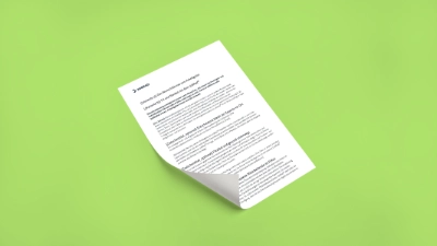Mockup einer Seite Text mehreren Absätzen